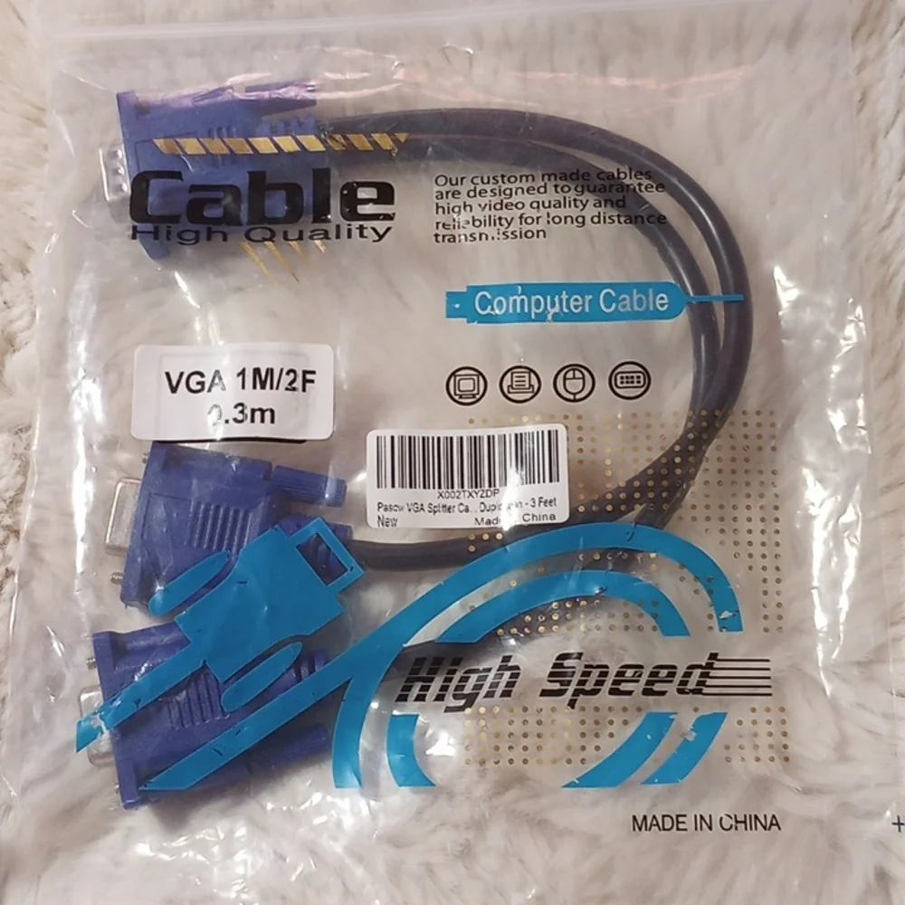 3 ft VGA splitter